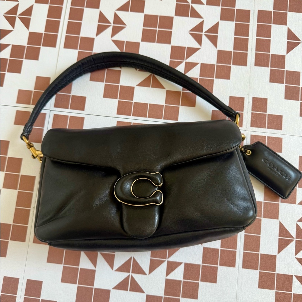 Coach Pillow Petite Tabby 18 Black
